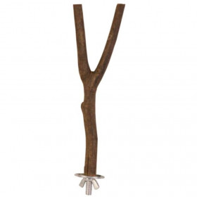 Кацалка за птици Trixe Perch, Y-shape от дървесна кора