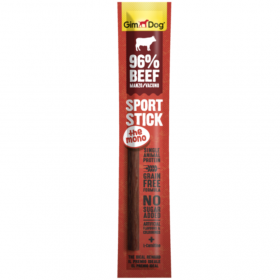 Лакомство за кучета GIMDOG SPORT STICK THE MONO BEEF - стик с говеждо месо, монопротеин