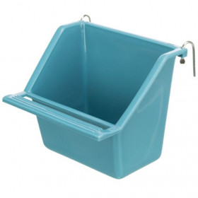 Пластмасова хранилка за птици Trixie Hanging Bowls with Wire Holder в различни цветове