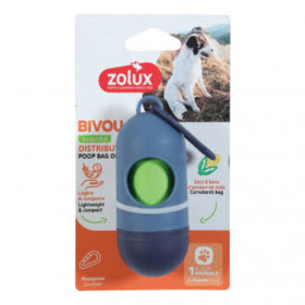 Диспенсър за хигиенни пликчета Zolux BVK dispenser в син цвят