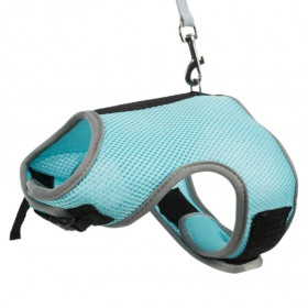 Комплект нагръдник и повод, подходящ за зайчета  Trixie Soft harness with leash 