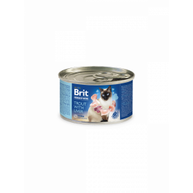 Brit Premium by Nature Trout with Liver - пастет за котки пъстърва и черен дроб. 200гр