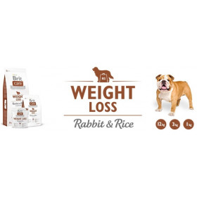 Супер премиум, хипоалергенна храна за кучета Brit Care Dog Hypoallergenic Mono Protein Weight Loss, монопротеинна, със заешко месо и бял трън 