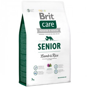 Супер премиум, хипоалергенна храна за кучета Brit Care Dog Hypoallergenic Mono Protein Senior Lamb All Breed , монопротеинна, с агнешко месо и бял трън за възрастни кучета от всички породи