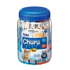 Ветеринарно лакомство за котки Churu Vet Diet Cat DIET 4 kcal. Chicken, Tuna мотивира апетита и спомага за набавянето на важни хранителни вещества; №1 в света мокро лакомство за котки