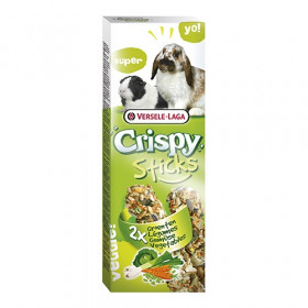 Versele Laga Crispy Sticks for Rabbits and Guinea Pigs лакомство за зайци и морски свинчета със зеленчуци 2х55гр.