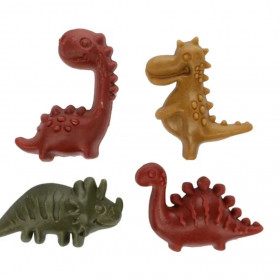 Вегетариански дентални лакомства Flamingo Veggie Dino динозавърчета микс