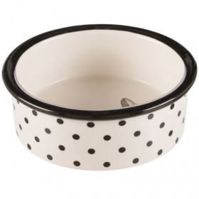 Керамична купа за котки Trixie Bowl с дизайн на точки 