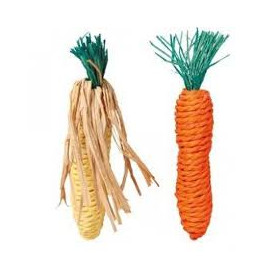 Trixie Set of Straw Toys - Играчка за гризачи Морков 1 бр х 15 см
