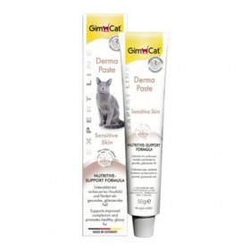 Паста за котки GIMCAT Derma paste за подпомагане на здравето на кожата и козината.