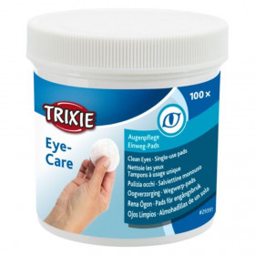 Тампончета за почистване зоната около очите Trixie Care pads for eye surrounding area за кучета, котки и други малки животни