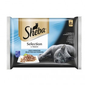 Селекция от паучове Sheba рибно меню в сос