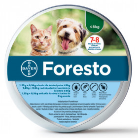 Foresto - противопаразитна каишка, с действие до 8 месеца, 38 см., за кучета до 8 кг.