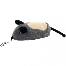 Гигантска мишка Flamingo Giant mouse with scratcher с драскалка за котки 40 см.