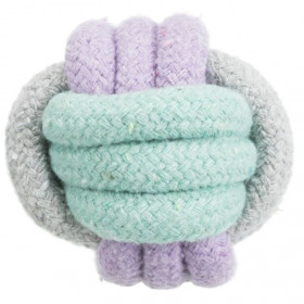 Въжена играчка  Trixie Junior Knot Ball топка, подходяща за малки кученца