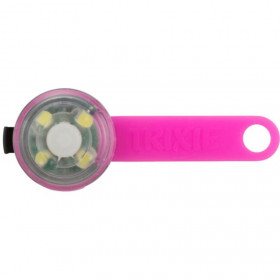 Медальонче с LED светлина за повод или кашка Trixie Flasher USB, подходящо за вечерни разходки