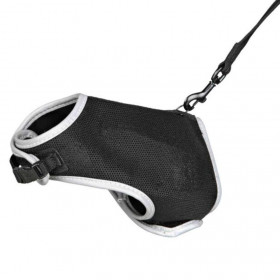 Комплект мек нагръдник и повод за котки Trixie Soft harness cat with leash Различни цветове