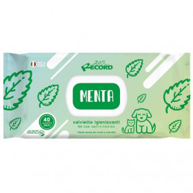  Мокри кърпи за кучета и котки RECORD WET WIPES Mint с аромат на мента