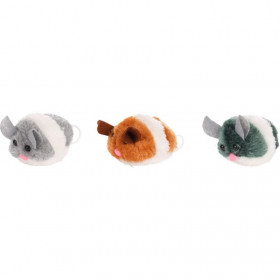 Котешка играчка  Flamingo PLUSH MOUSE SHAKIN'' вибриращо, плюшено мишле