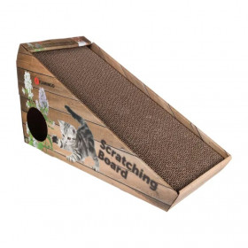 Драскалка за котки Flamingo Scratching board със скрита мишка