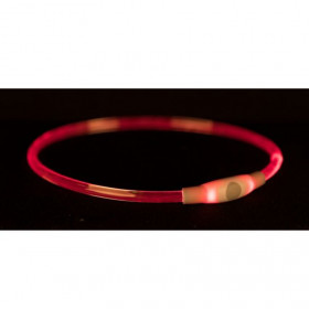 Светещ LED нашийник за кучета Trixie Flash light ring L-XL
