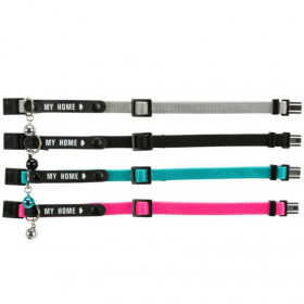 Нашийник за котки с място за надписване Trixie Cat collar with My Home address tag