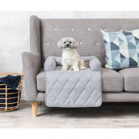 Капитониран протектор за мебели Trixie Nero furniture protector bed с меки странични възглавници