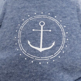 Мек, памучен кучешки суитшърт Trixie BE NORDIC Flensburg hoodie в син цвят