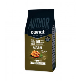 Ултpa пpeмиyм cyxa xpaнa за котки OWNAT AUTHOR GRAIN FREE STERILIZED FRESH CHICKEN - със 60% истинско, прясно пилешко месо, чиа и джинджифил