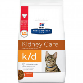Hills Prescription Diet k/d - диета при хронична бъбречна недостатъчност при котки 1.5 кг.