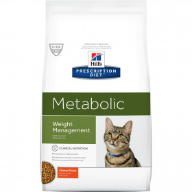 Hills Prescription Diet Metabolic - диета за намаляване на наднормено телесно тегло при котки 3 кг.