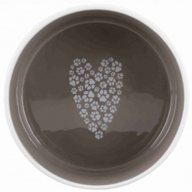  Керамична купа с надпис Trixie Ceramic Bowl Pet's Home в кафяв цвят