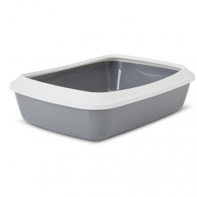 Открита котешка тоалетна Savic Iriz 42 cm в сив цвят