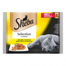Селекция от паучове Sheba пилешко меню в сос