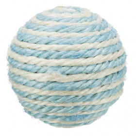 Котешка играчка Trixie Ball сизалено топче с дрънкащ звук