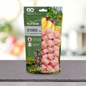 Монопротеиново лакомство за кучета Platinum STARS Turkey Dog 185g с мека, сочна текстура от 70% пуешко месо