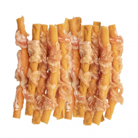 Монопротеинови солети за кучета Record RECORD PROIN SNACK CHICKEN&CARROTS с 95% съдържание на пилешко месо и моркови