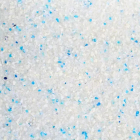 Силиконова котешка тоалетна Flamingo CAT LITTER SILICA FINE CLUMPING със стягащ ефект и аромат на бебешка пудра
