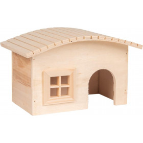   Дървена къща за гризачи Flamingo HOUSE SOBY WOOD S 19,5x12x12CM