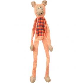 Кучешка играчка Flamingo TOY BENU PIG ORANGE  - оранжево прасенце без пълнеж