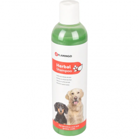 Билков шампоан за кучета с мазна козина Flamingo HERBAL SHAMPOO изключително подходящ за чувствителна кожа