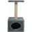 Драскалка Zolux SOLO CAT TREE - с къщичка и една площадка, 31см х 31см х 56см