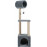 Драскалка Zolux TRIO CAT TREE  с къщичка и три зони, 41см х 47см х 124 см