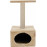 Драскалка Zolux SOLO CAT TREE - с къщичка и една площадка, 31см х 31см х 56см