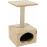 Драскалка Zolux SOLO CAT TREE - с къщичка и една площадка, 31см х 31см х 56см