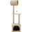 Драскалка Zolux TRIO CAT TREE  с къщичка и три зони, 41см х 47см х 124 см