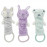 Плюшена играчка за малки кученца Trixie Junior dangling toy  животинче с шумоляща вътрешност и въже