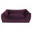 Луксозно, меко кучешко легло от велур Cazo Soft Bed Milan purple в лилав цвят
